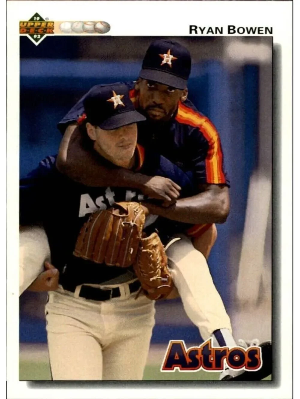 Ryan Bowen 1992 Upper Deck MLB #354 Baseball Card Houston Astros